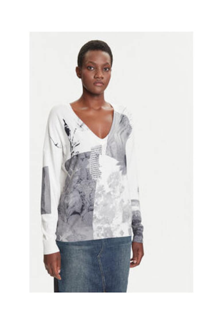 Oferte la Pulover Dama -  Gri - viscoza