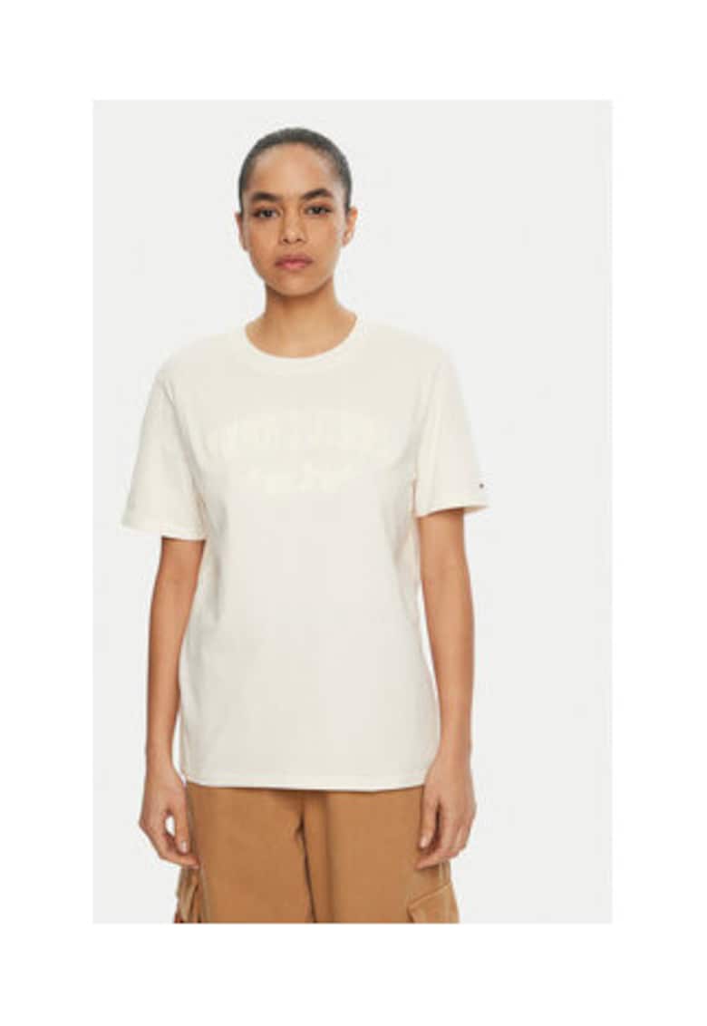 Tricou dama -  Alb - 100% bumbac -
