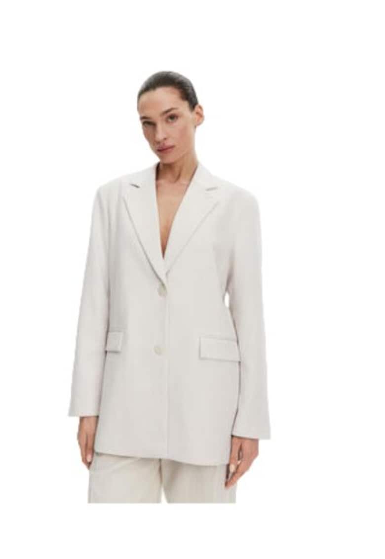 Oferte la Sacou dama -  Ecru - poliester - viscoza -