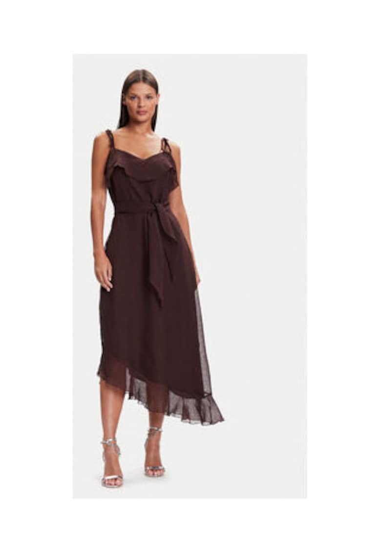 Oferte la Rochie de cocktail Dama -  maro - 100% poliester reciclat