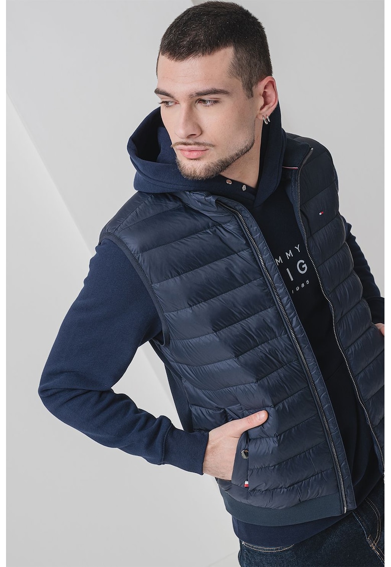 Oferte la Vesta cu vatelina si guler inalt - Albastru ultramarin