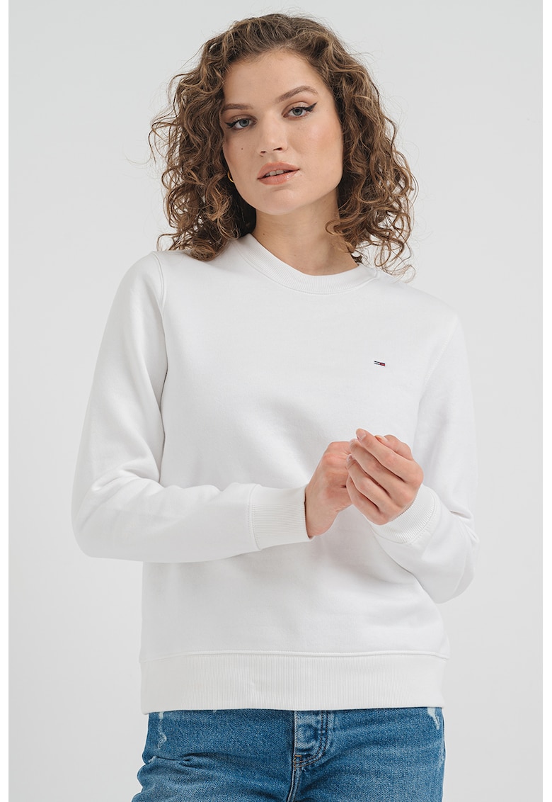 Oferte la Bluza de trening cu decolteu la baza gatului - Alb optic