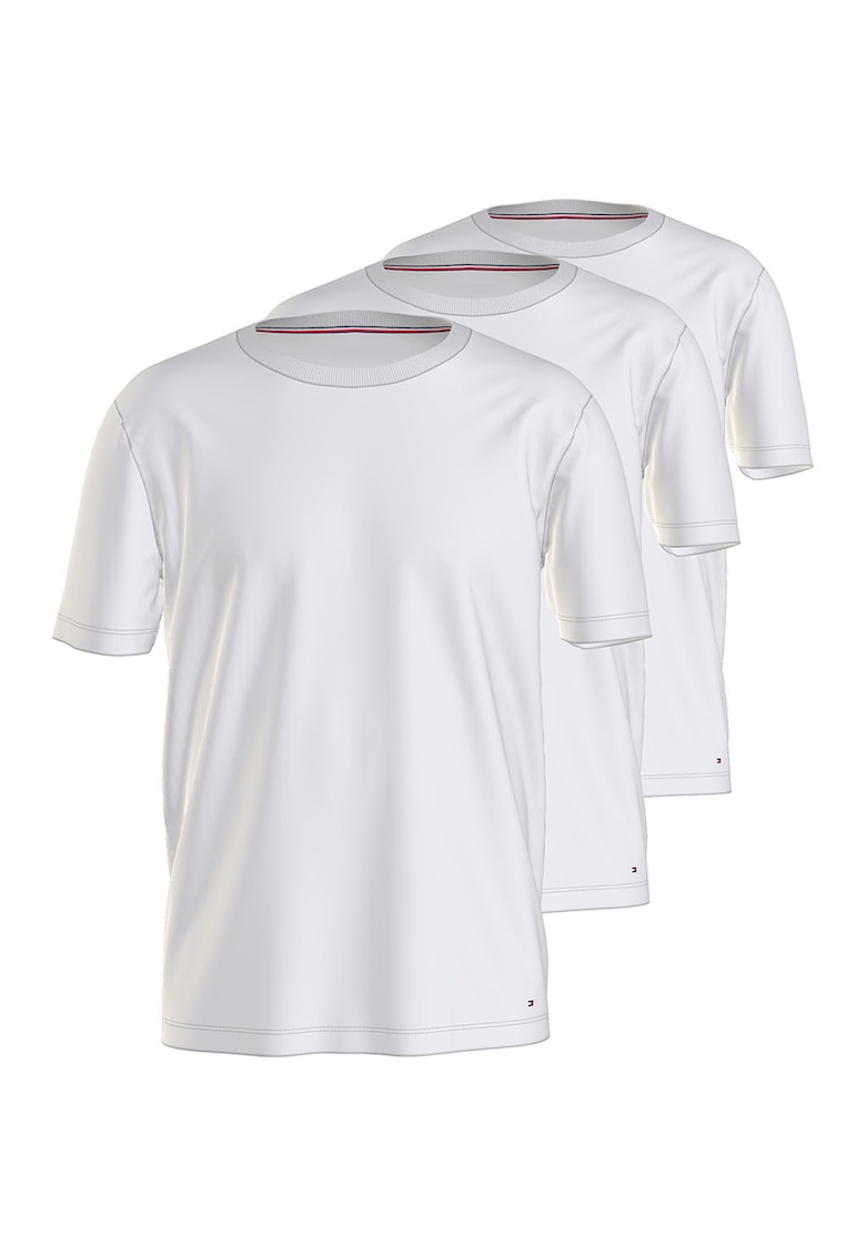 Oferte la Set de tricouri de casa din amestec de bumbac - 3 piese - Alb optic