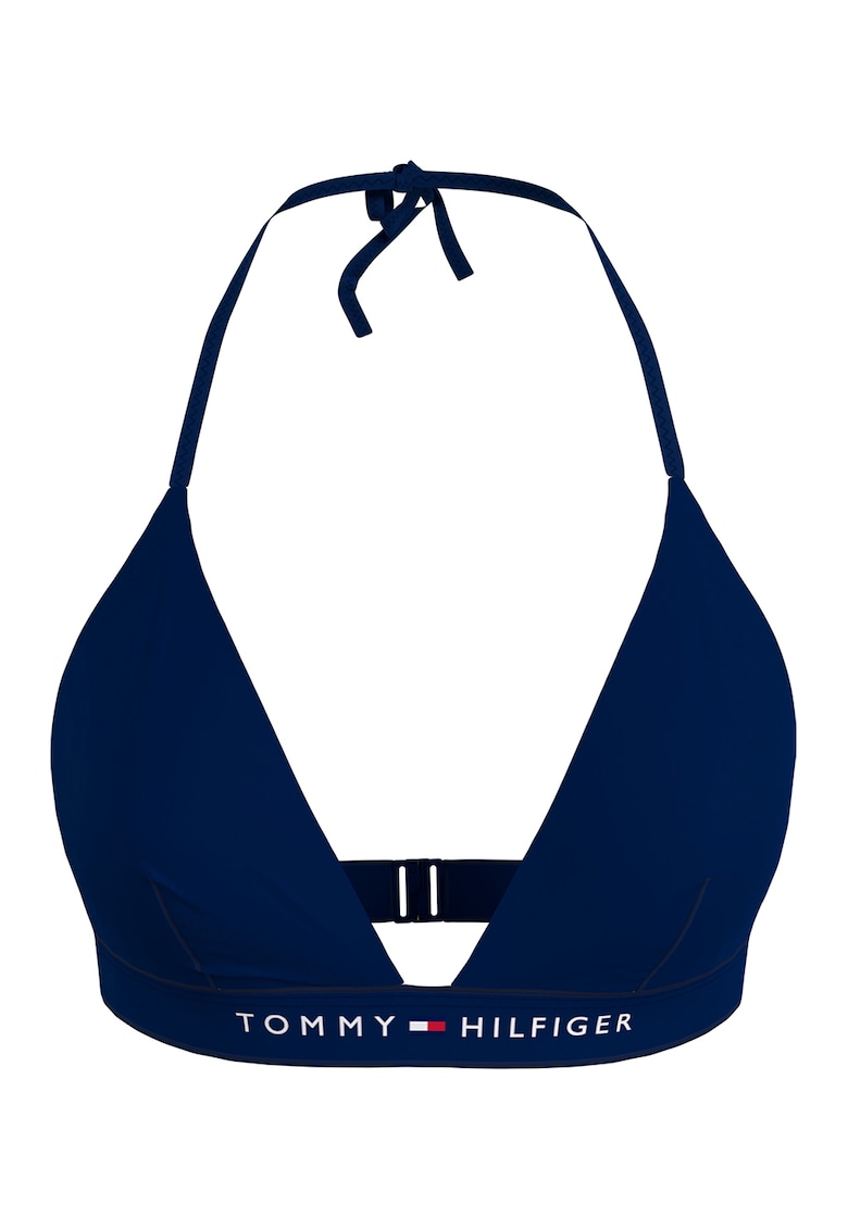 Sutien halter cu logo - Bleumarin