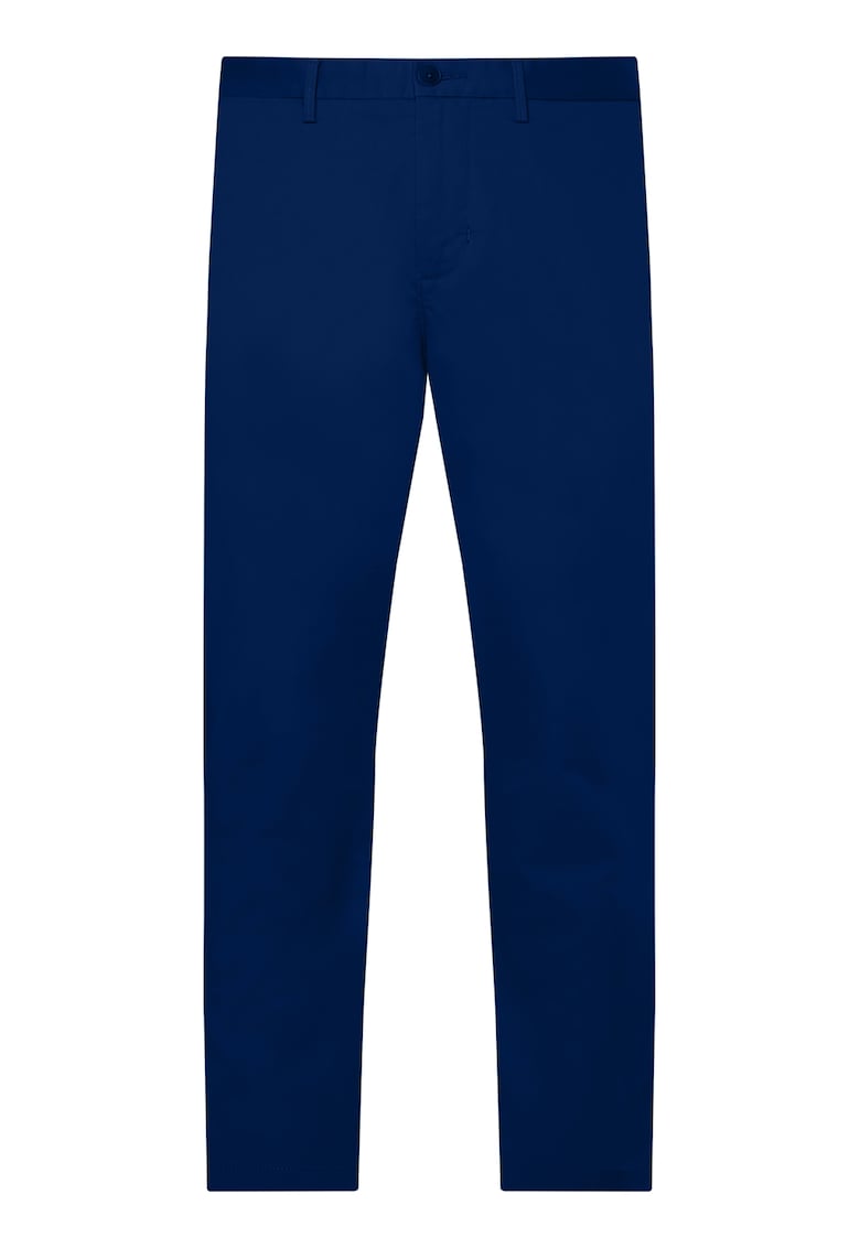 Oferte la Pantaloni chino cu croiala dreapta Denton - Bleumarin