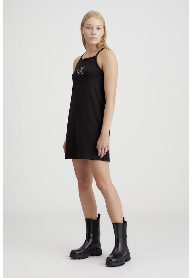Oferte la Rochie scurta fara maneci - Negru