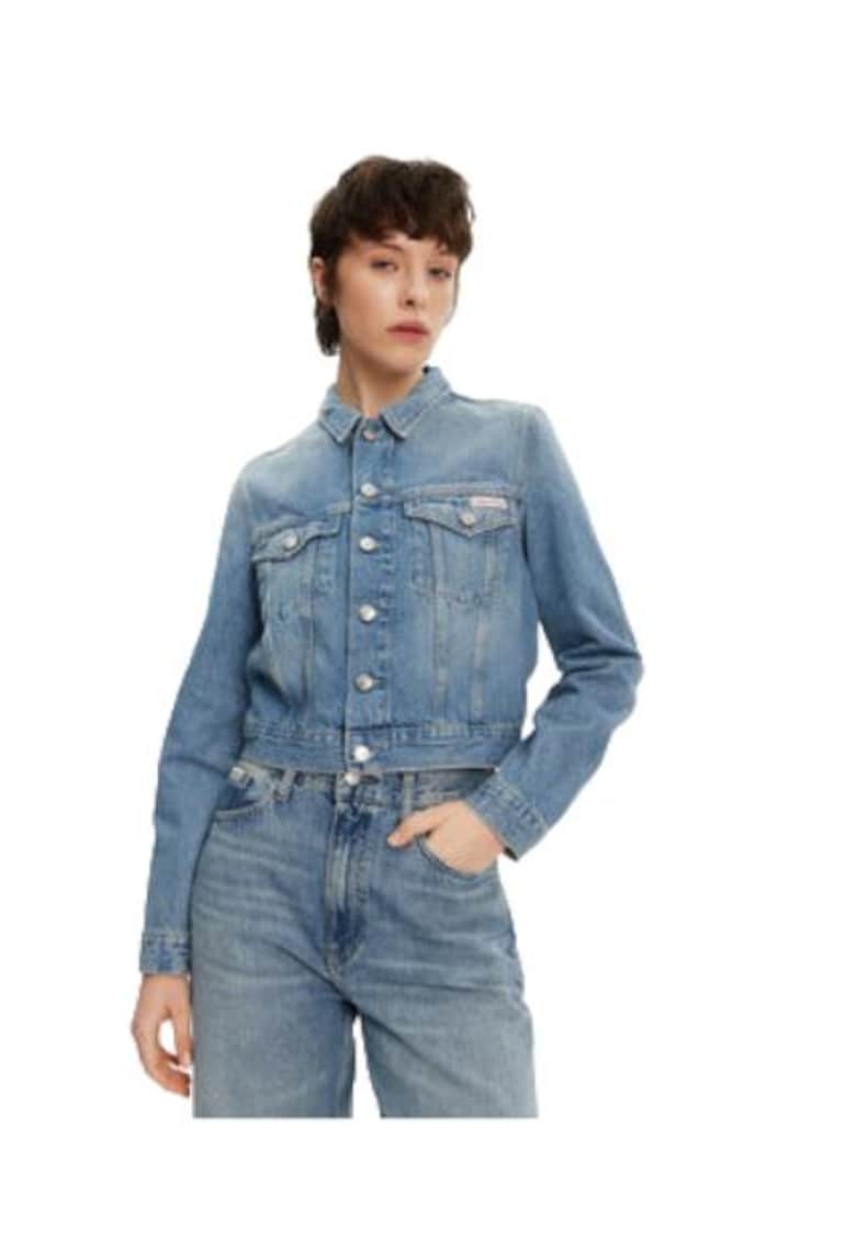 Oferte la Geaca blugi dama -  bumbac - albastru - Albastru
