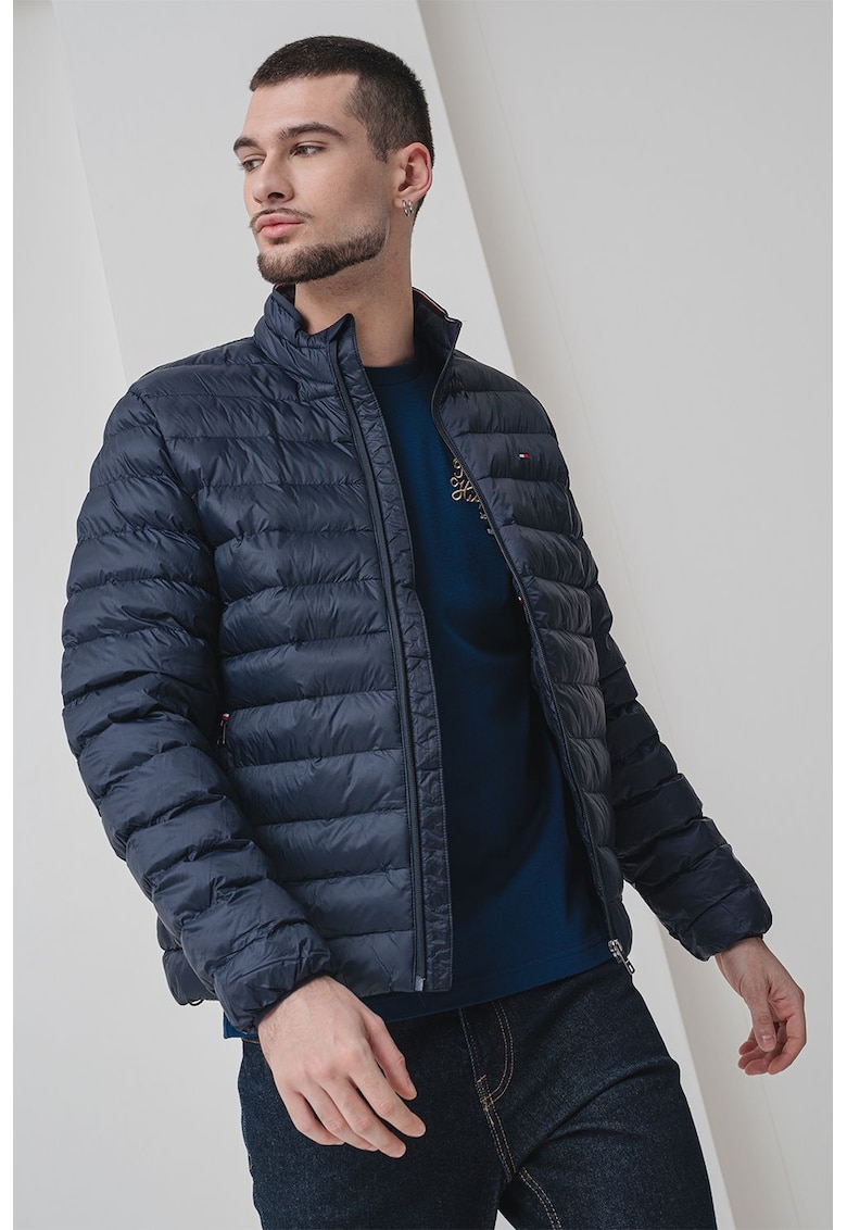 Oferte la Geaca matlasata cu model pliabil - Albastru ultramarin