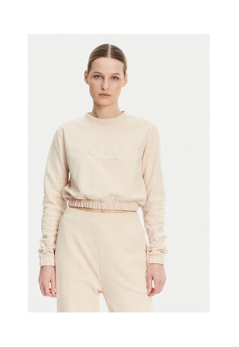 Oferte la Bluza de trening dama -  bumbac - bej -