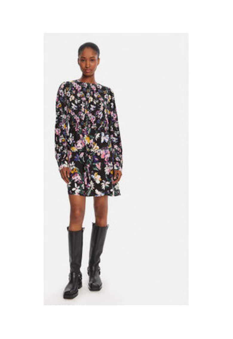 Rochie casual Dama -  negru - 100% viscoza