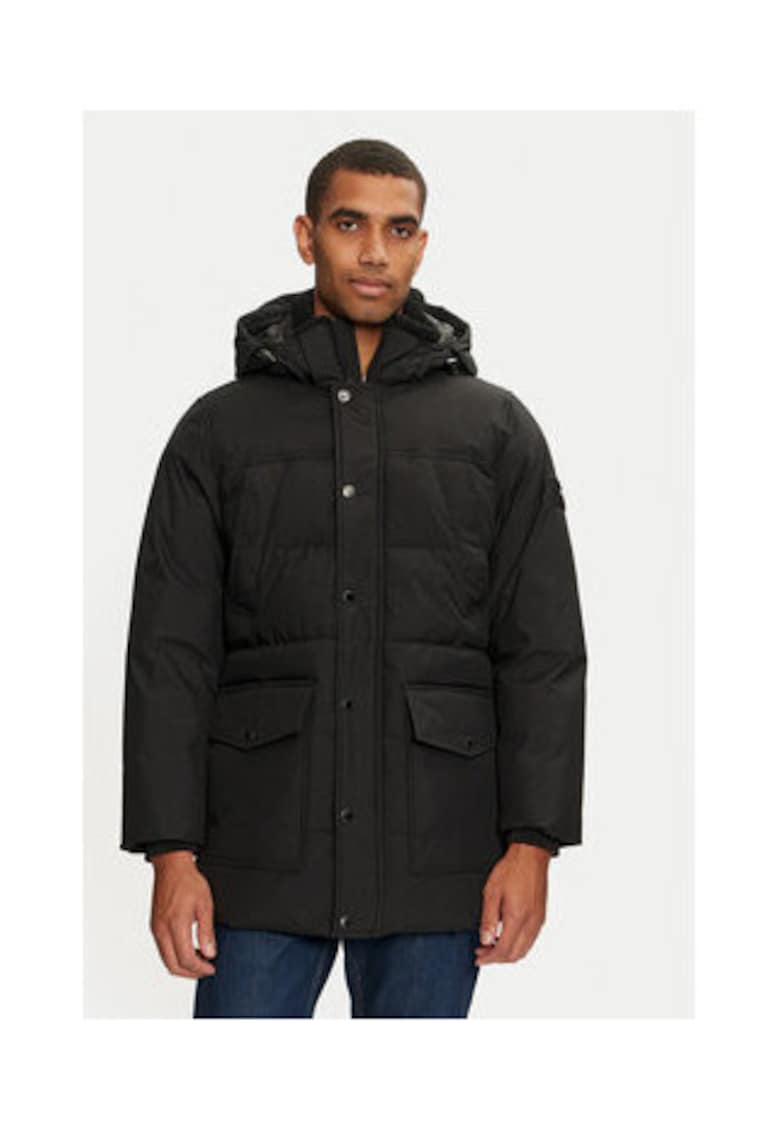 Oferte la Geaca de iarna barbati -  neagra - 100% poliamida -