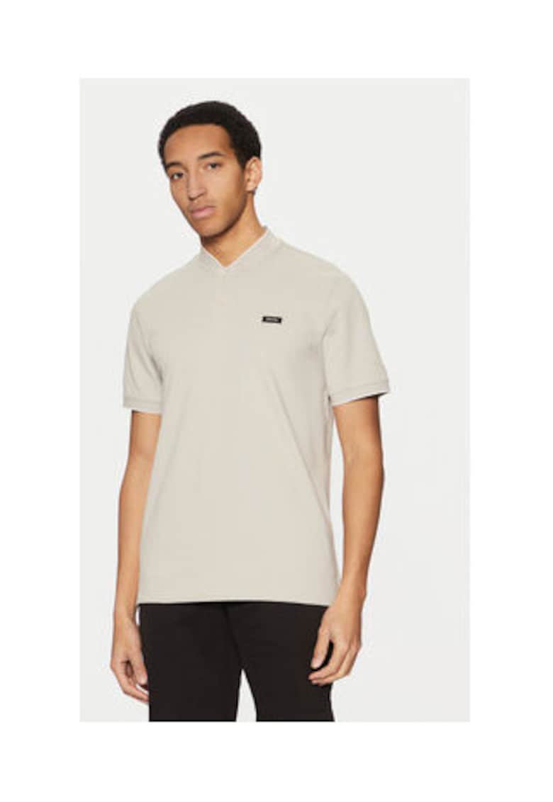 Oferte la Tricou barbati -  bej - 96% bumbac organic - 4% elastan