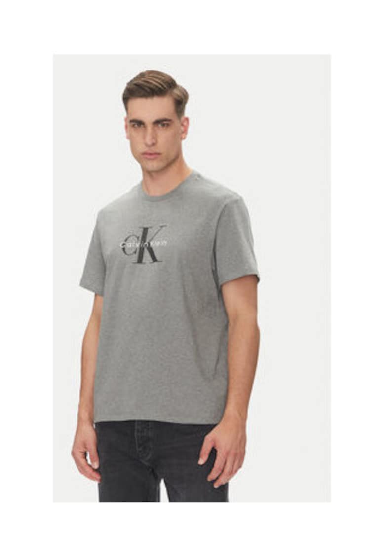 Oferte la Tricou barbati -  gri - 100% bumbac -