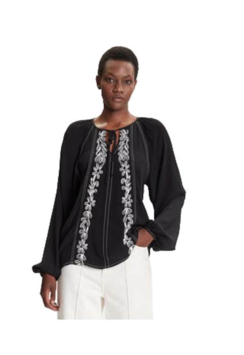 Oferte la Bluza dama -  viscoza - negru/alb