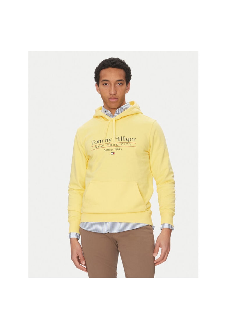 Oferte la Hanorac sport barbati -  galben - bumbac