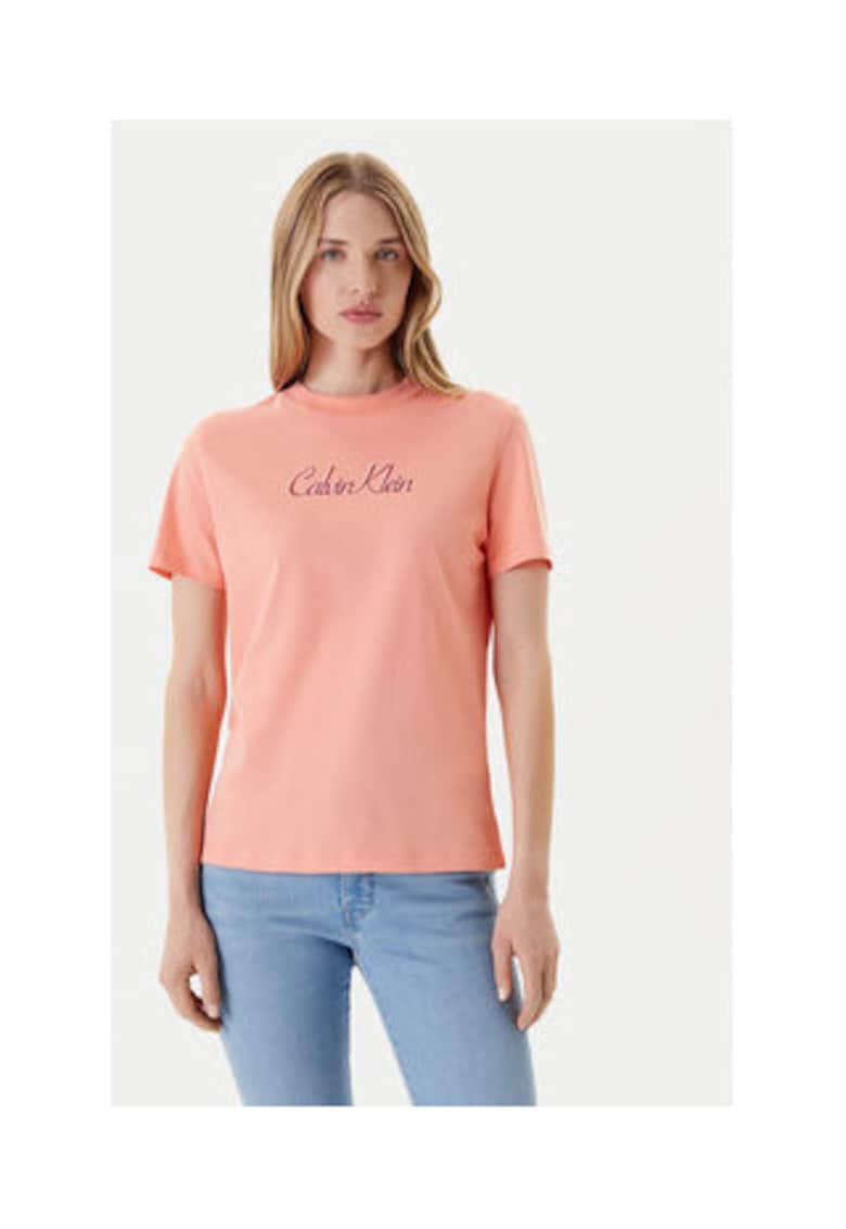 Oferte la Tricou dama -  portocaliu - bumbac
