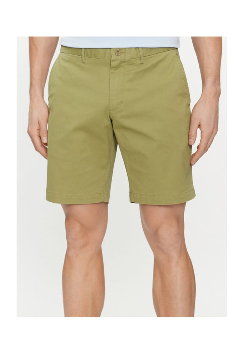 Oferte la Pantaloni scurti Barbati -  Verde - 50% bumbac organic - 47% bumbac - 3% elastan -