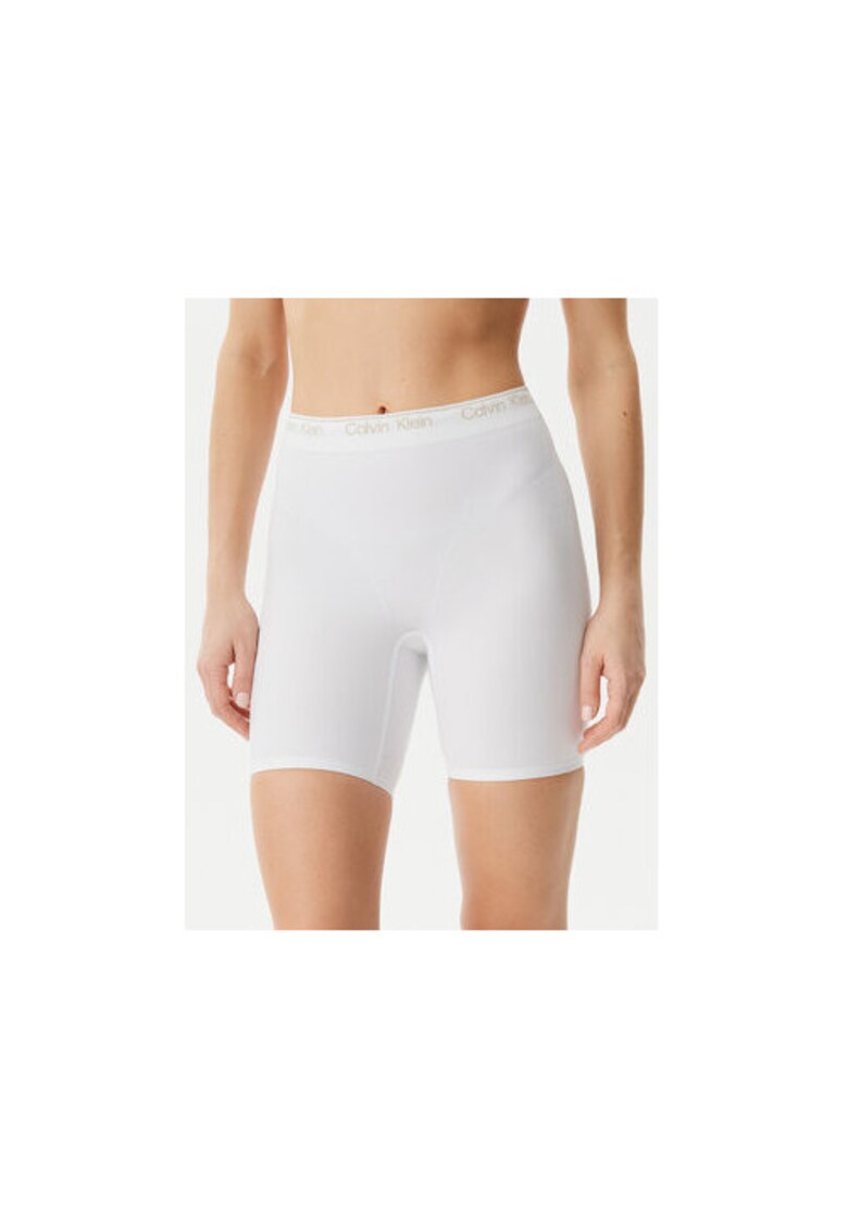 Oferte la Pantaloni scurti sport dama -  elastan/poliamida/bumbac/poliester - alb -