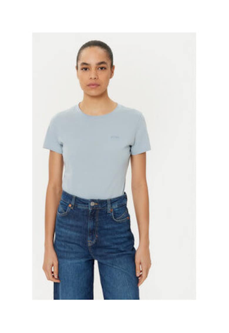 Oferte la Tricou dama  din bumbac - Albastru