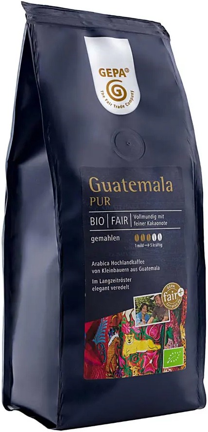 Oferte la Cafea bio macinata Guatemala Pur, 250g Gepa