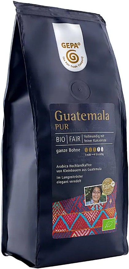 Oferte la Cafea bio boabe Guatemala Pur, 250g Gepa