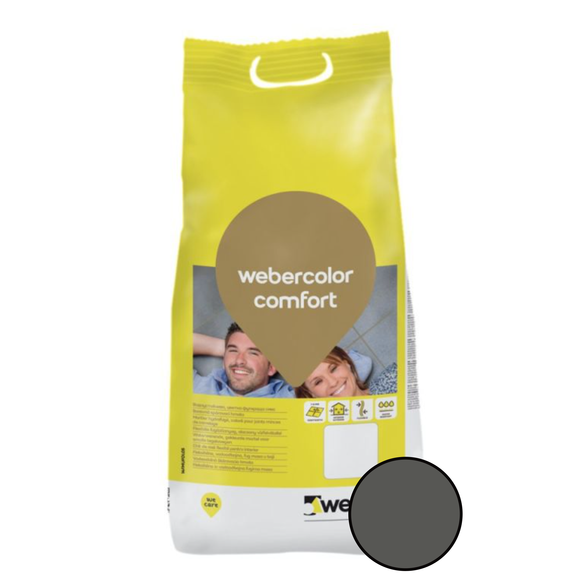Oferte la Chit de rosturi Weber Color Comfort interior/exterior Anthracite 2Kg
