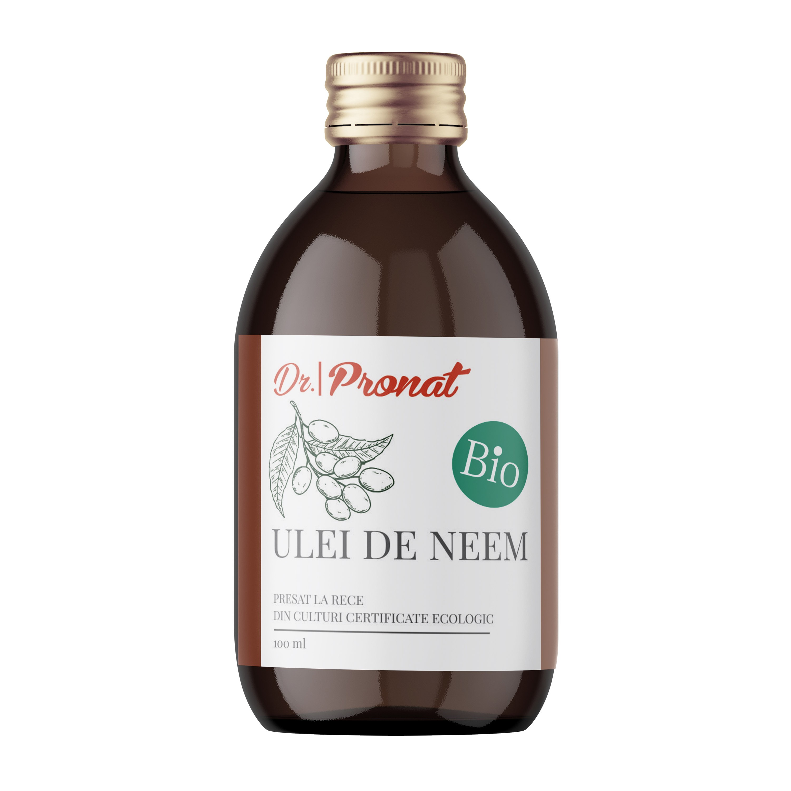 Oferte la Ulei bio de neem presat la rece, 100ml Pronat