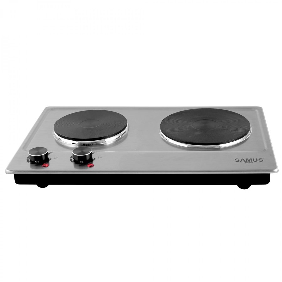 Oferte la Plita electrica independenta PX302 2500W 2 arzatoare Argintie
