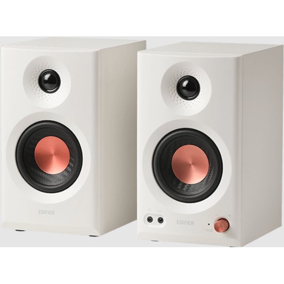 Oferte la Boxe 2.0 RMS 36W (2 x 18W) Studio Monitor Intrare Jack 6.35 TRS Balanced RCA Alb
