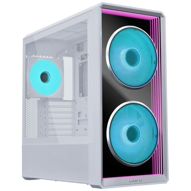 Oferte la Carcasa LANCOOL 217 INF Midi-Tower Tempered Glass RGB Alb