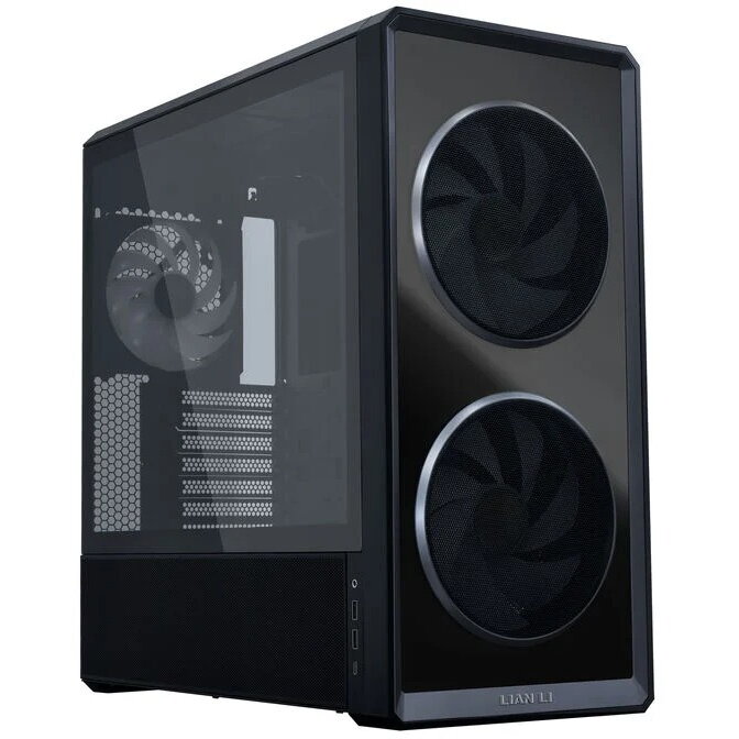 Oferte la Carcasa LANCOOL 217 INF Midi-Tower Tempered Glass RGB Negru