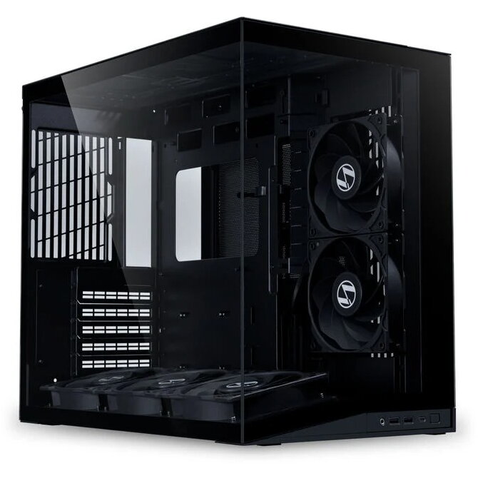 Carcasa O11 Dynamic Mini V2 Flow Mini ATX Tempered Glass Negru