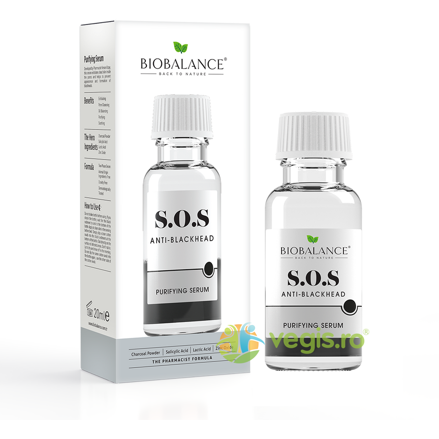 Oferte la Ser Purifiant Impotriva Punctelor Negre S.O.S Purifying Serum 20ml