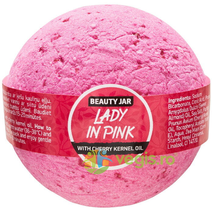 Oferte la Bila de Baie cu Ulei din Samburi de Cirese Lady in Pink 150g