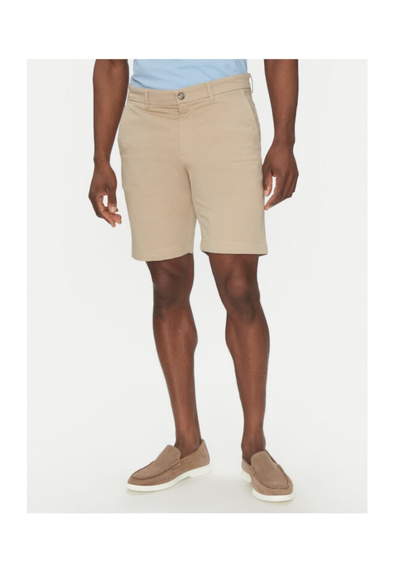 Oferte la Pantaloni scurti barbati -  305100139 - Bumbac - Bej - Bej