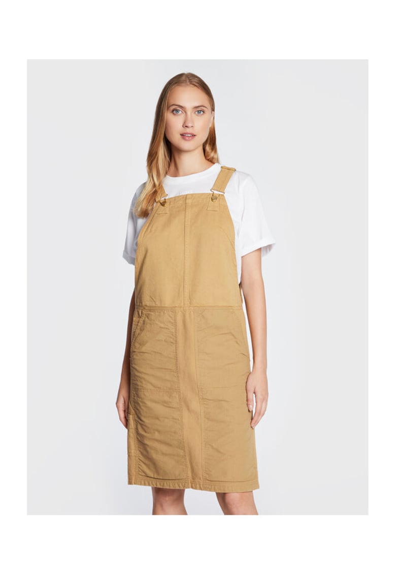 Oferte la Rochie dama -  300982259 - Bumbac organic - Maro - Maro