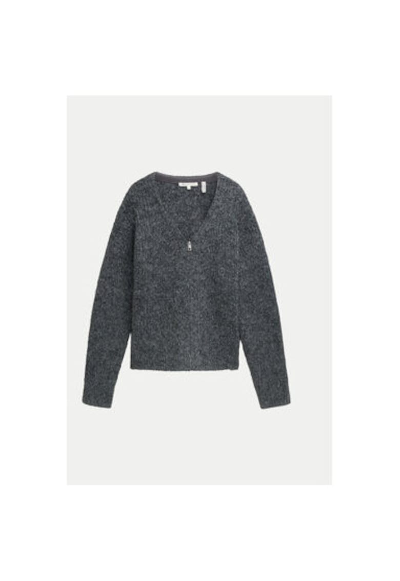 Oferte la Cardigan dama -  304546761 - Poliester/Poliamida - Gri - Gri
