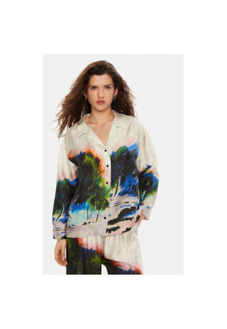 Oferte la Camasa dama -  304891342 - Matase - Multicolor - Multicolor