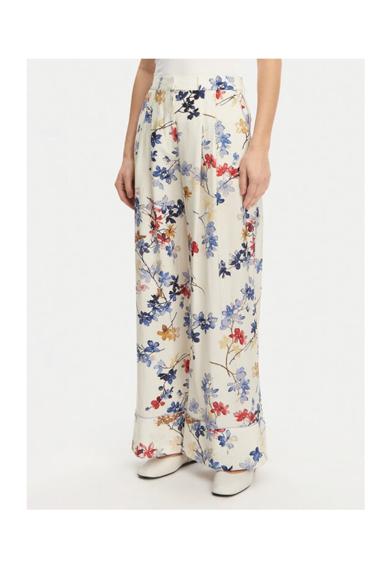 Oferte la Pantaloni dama -  304893032 - Viscoza - Multicolor - Multicolor