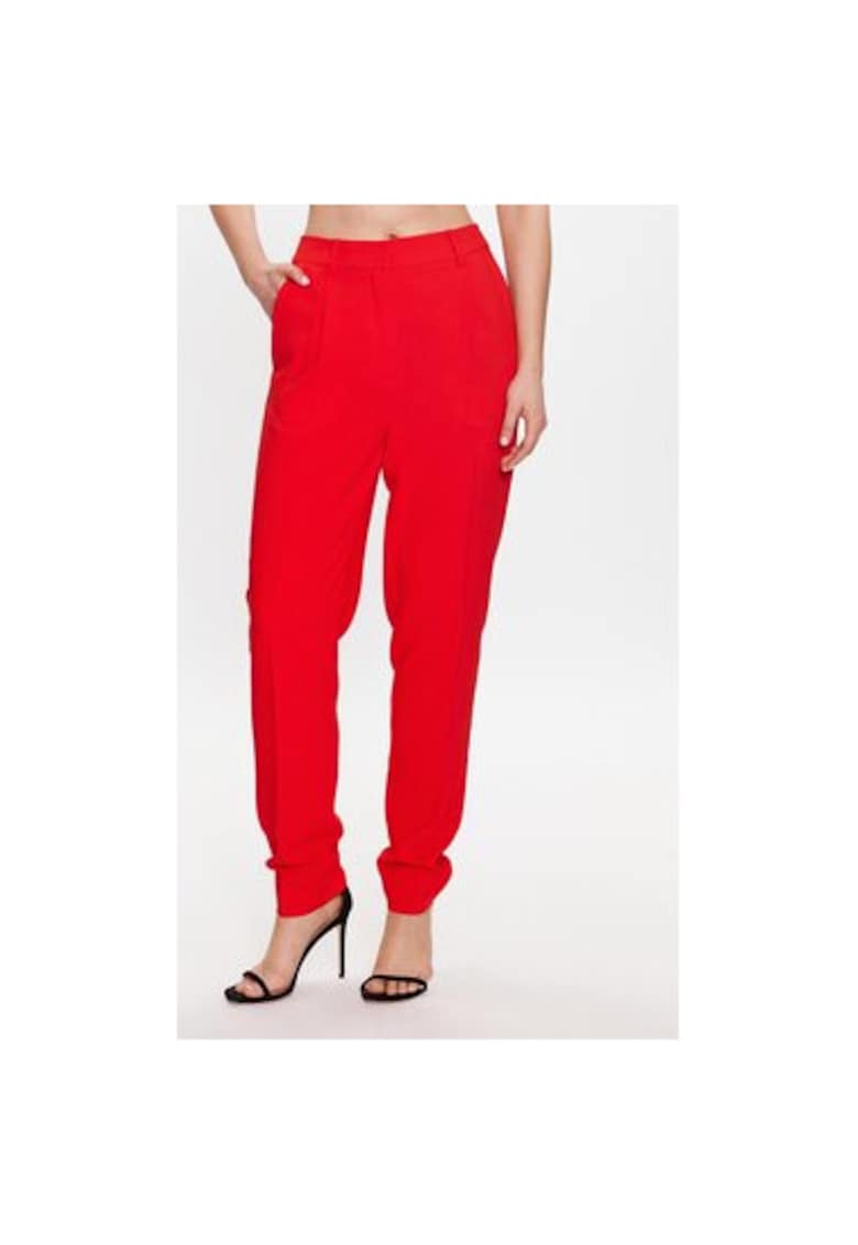 Oferte la Pantaloni dama -  302774708 - Poliester reciclat/Viscoza - Negru - Negru
