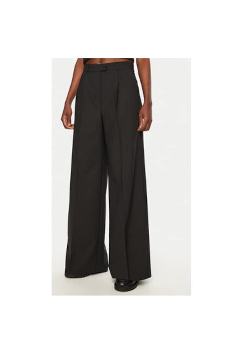Oferte la Pantaloni dama -  304944260 - Poliester reciclat/Lana - Gri - Gri