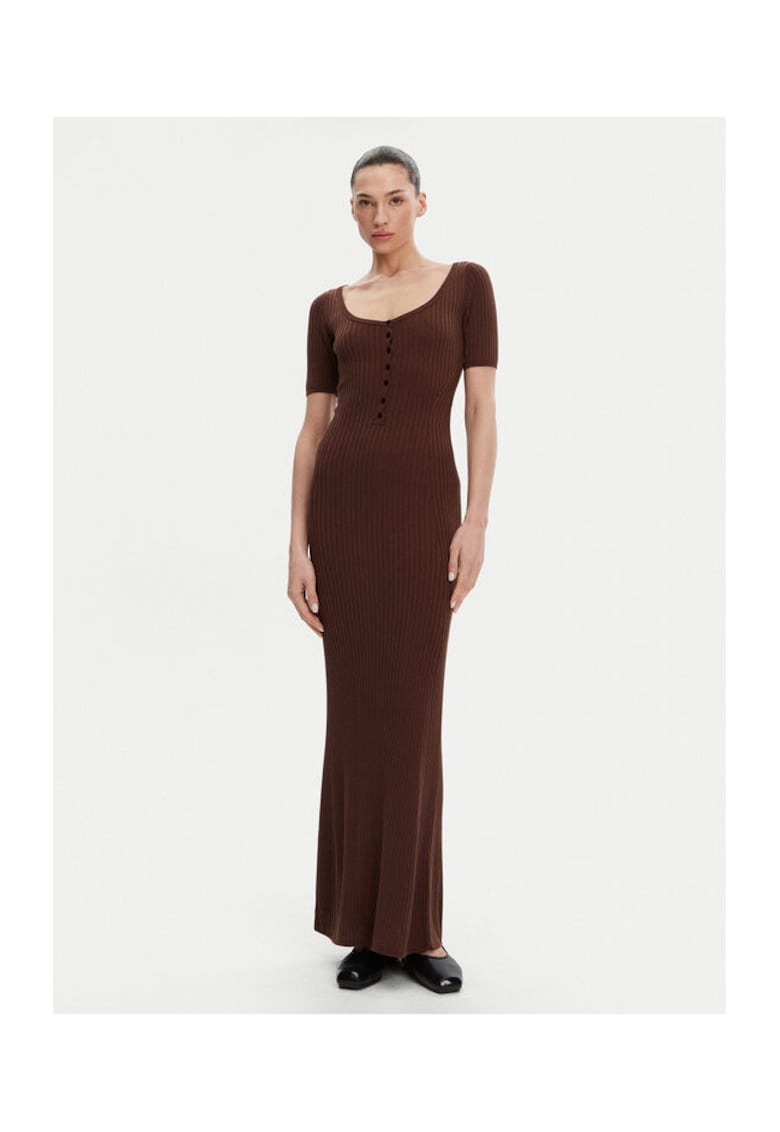 Oferte la Rochie dama -  304928239 - Lyocell/Poliester - Maro - Maro