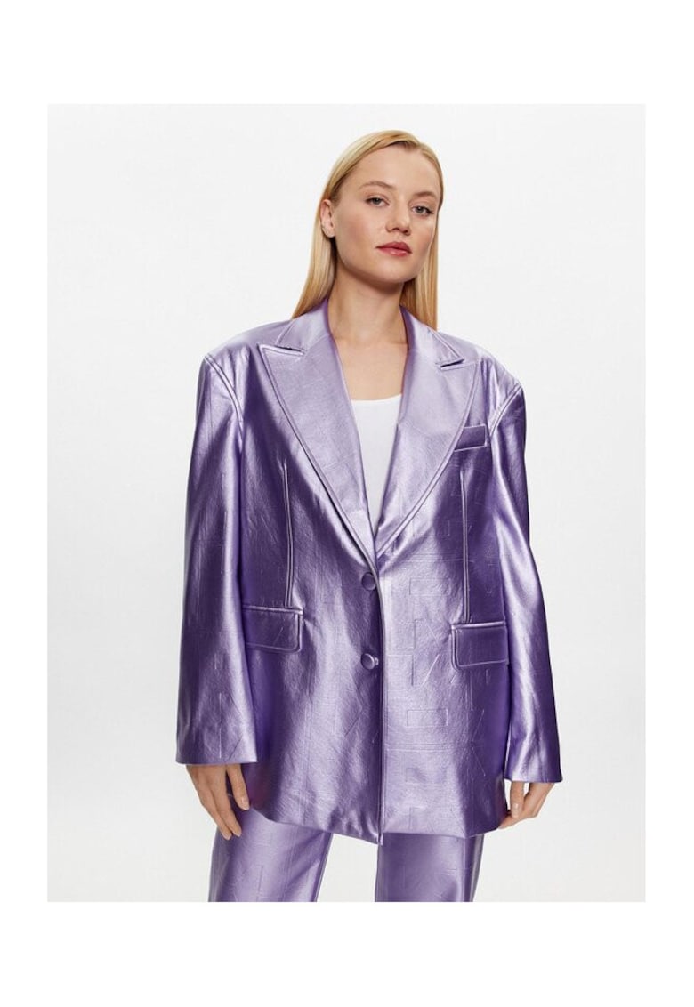 Oferte la Sacou Dama -  302826902 - Piele ecologica - 34 EU - Violet