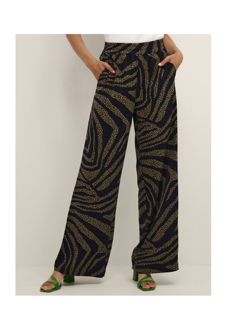 Oferte la Pantaloni dama -  302182640 - Poliester - Maro - Maro
