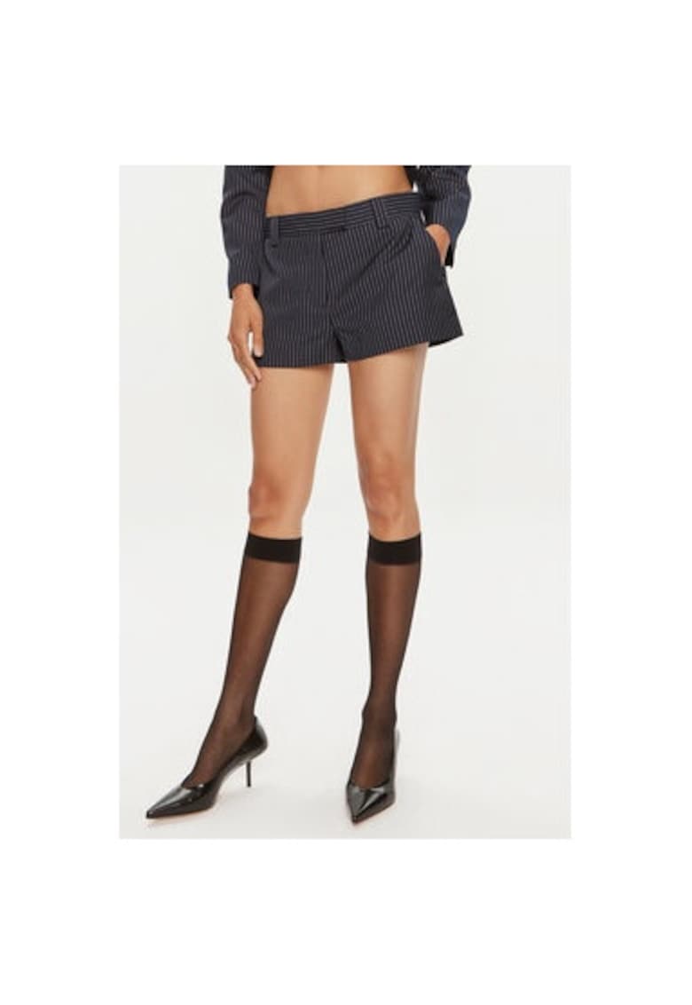 Oferte la Pantaloni scurti dama -  304354335 - Poliester/Viscoza - Albastru - Albastru