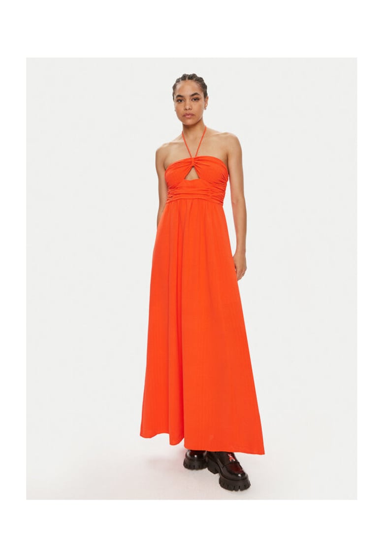 Oferte la Rochie dama -  304354434 - Poliester - Portocaliu - Portocaliu