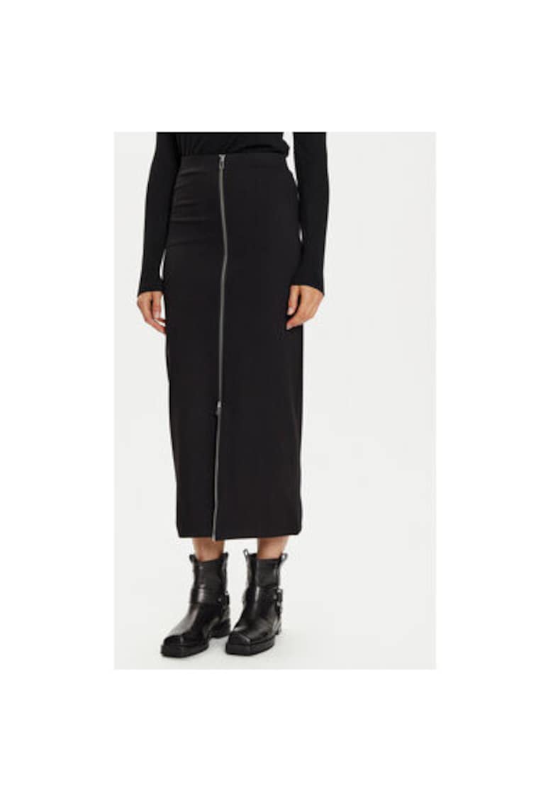 Oferte la Fusta dama -  304176654 - Viscoza/Poliamida - Negru - Negru