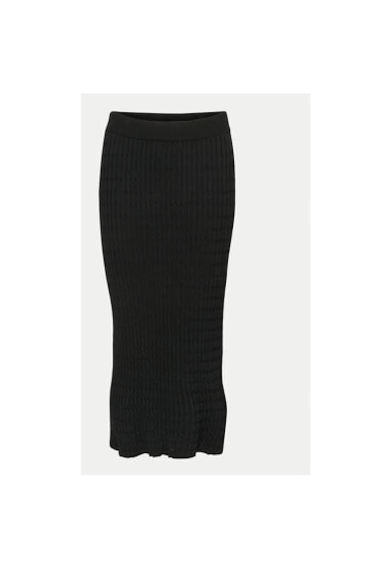 Oferte la Fusta dama -  304751950 - Viscoza/Nylon - Negru - Negru