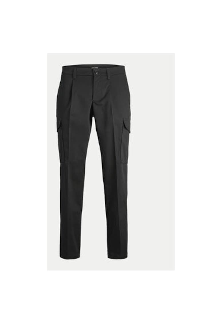 Pantaloni barbati -  304599033 - Poliester/Bumbac - Negru - Negru