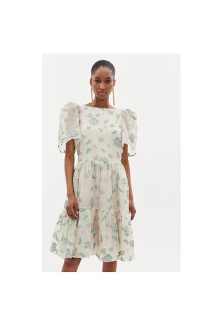 Rochie dama -  303620004 - Poliester/Poliamida - Bej - Bej